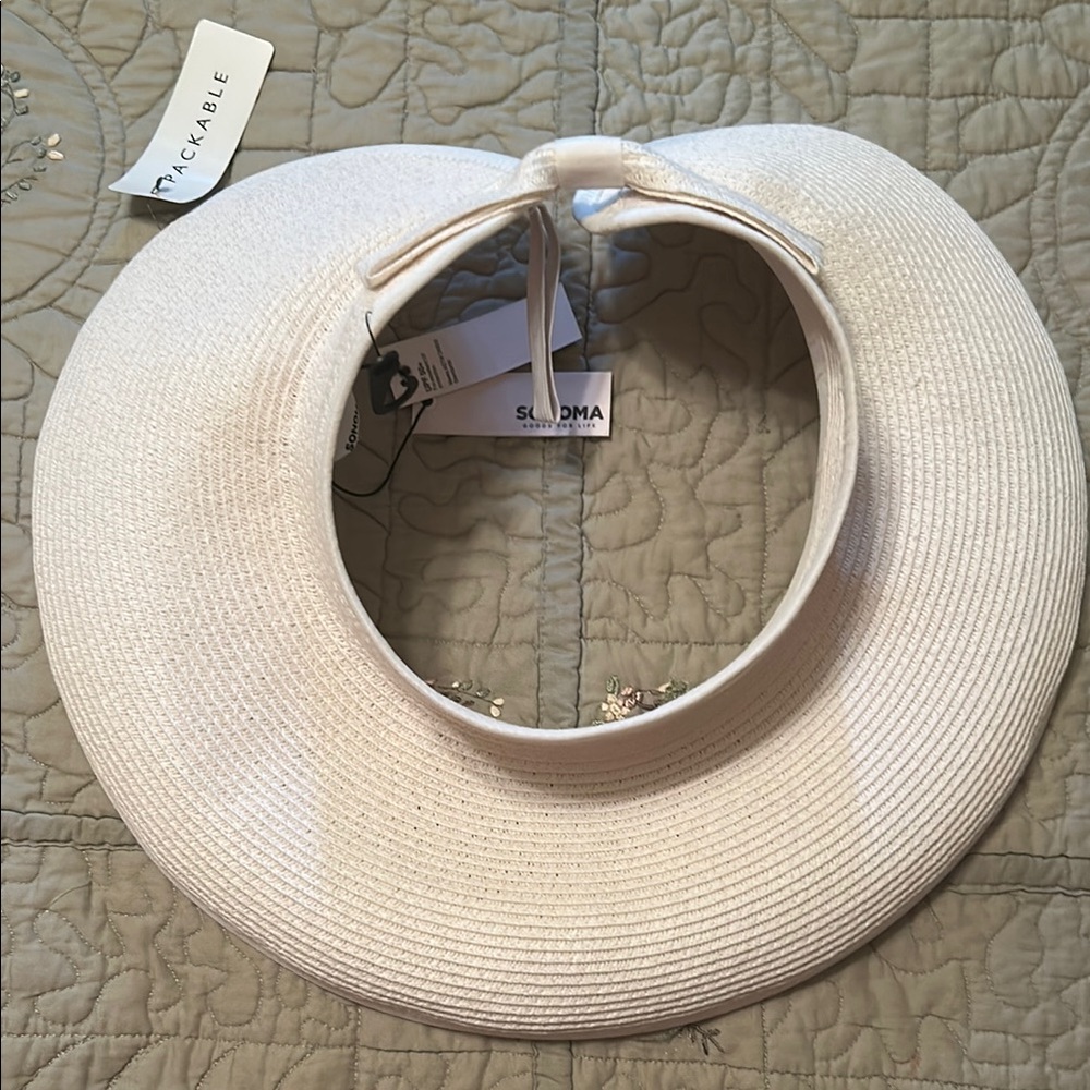 Sonoma Women's Elegant Cream Sun Hat